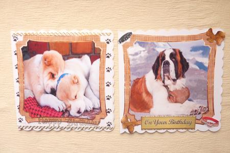 Dog Toppers, Puppies, St Bernard by Rosina Walker