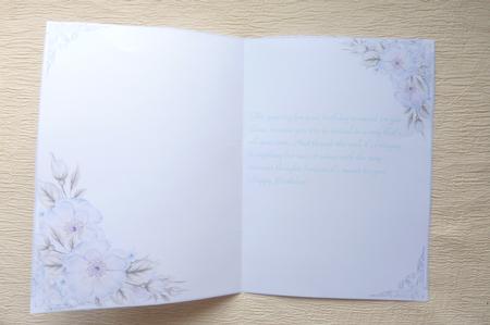 Blank Floral Insert by Rosina Walker