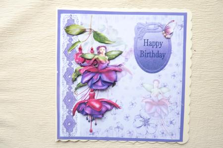 Butterflies and Fushia Fairy by Rosina Walker