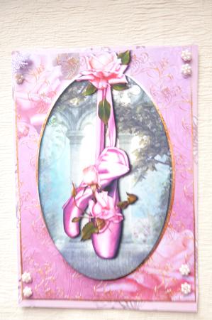 Ballet Shoes, Roses & Rose Frame by Rosina Walker