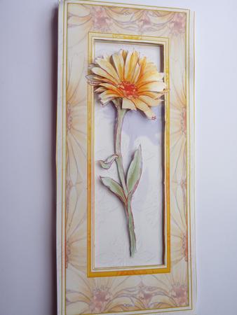 Golden Flower A4. by Rosina Walker
