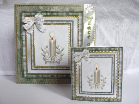 Cream Candles Toppers by Rosina Walker