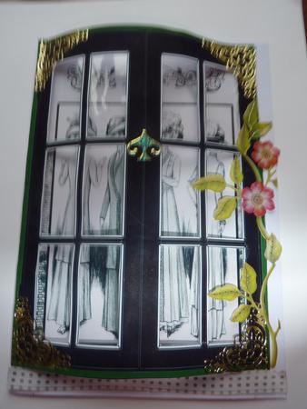 Girls Day Out Vintage Window Card by Rosina Walker