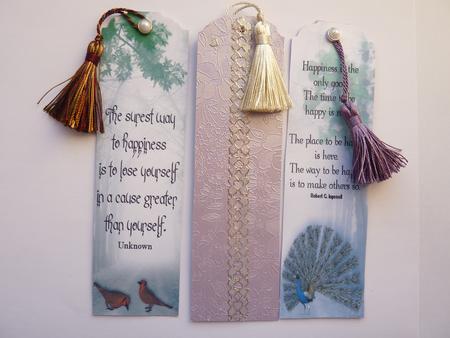 Bird Bookmarks by Rosina Walker