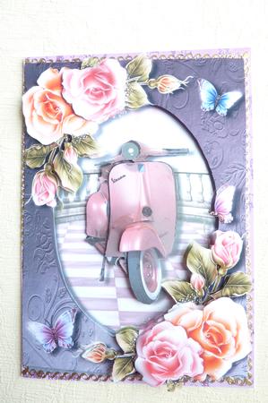 Rosy Glow Pink Scooter Mini Kit by Rosina Walker