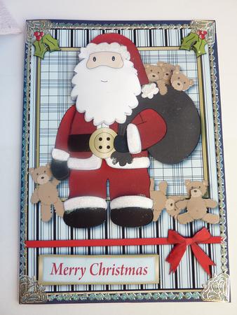 Santa is Here – Decoupage by Rosina Walker