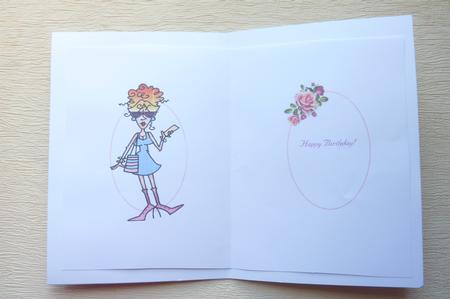 Rita Says Enjoy Your Birthday Insert by Rosina Walker
