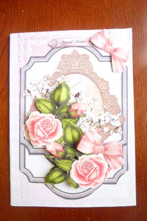 Pink Double Lace Paper by Rosina Walker