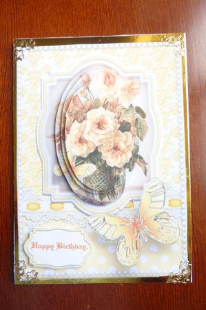 Roses, Lace and Butterflies - Yellow by Rosina Walker