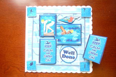 One for the Swimmer - Female - Two Page Mini-kit by Rosina Walker