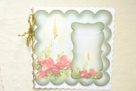 Olive Candle Someone Special 8in Scallop Topper by Rosina Walker