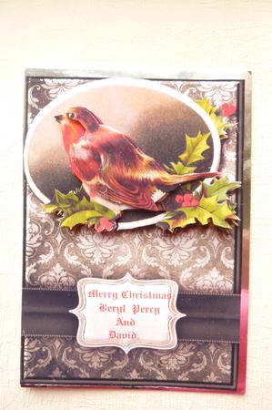 Robin & Holly Quick Card by Rosina Walker
