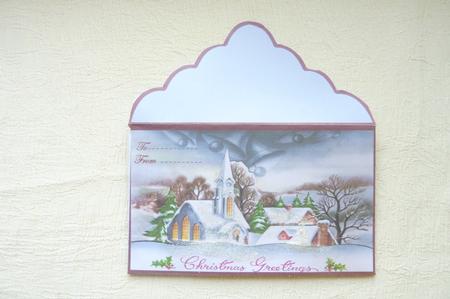 Christmas Church Greetings Money Wallet by Rosina Walker
