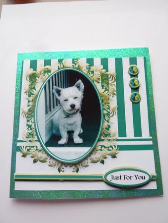 White Scottie Pyramage by Rosina Walker