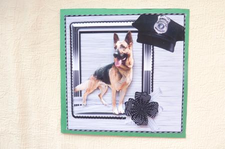 Sympathy Police Card Topper & Decoupage by Rosina Walker