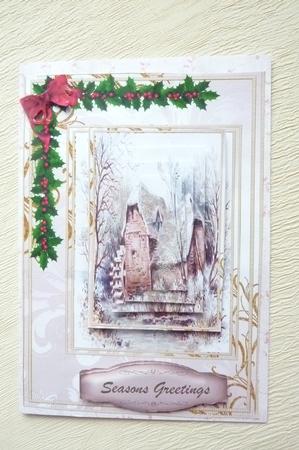 Lovely Milpond in the Snow ( Pyramarge) by Rosina Walker