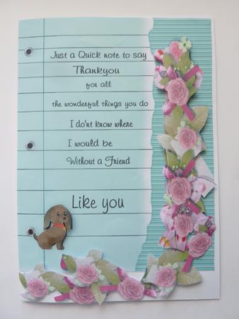 Notepaper and Flowers by Rosina Walker
