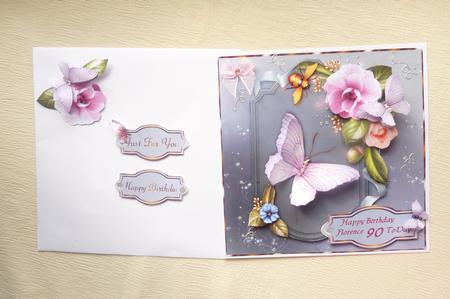 Lovely Camelia 8" Square Card Mini-kit by Rosina Walker