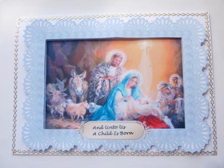 A4 Nativity Scene Traditional by Rosina Walker