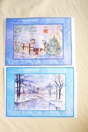 2 Winter Card Toppers by Rosina Walker