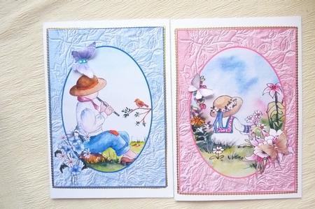 2 Cute Children Toppers by Rosina Walker