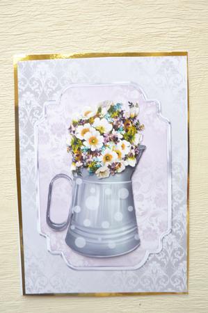 Vase Card Front by Rosina Walker