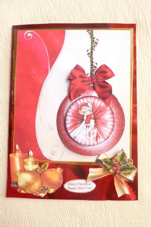 Vintage Christmas Bauble Topper & Decoupage by Rosina Walker