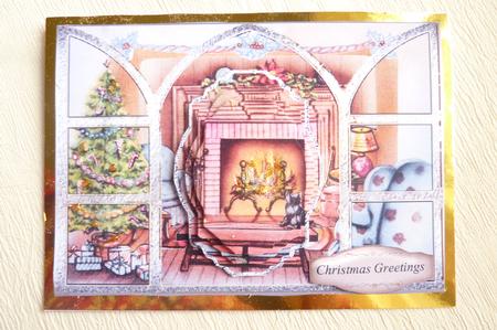 Warm Glow of Christmas View Through My Window by Rosina Walker