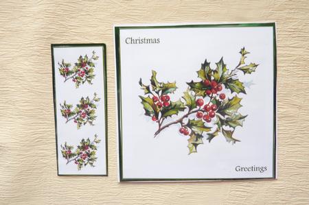 Christmas Holly by Rosina Walker