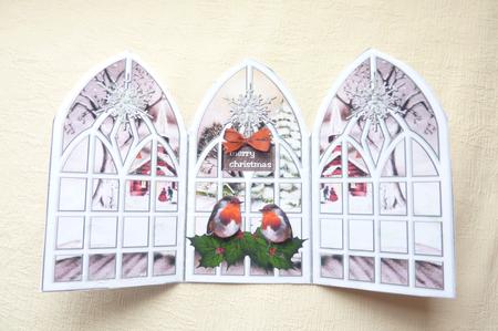 Trifold Robin's Christmas by Rosina Walker