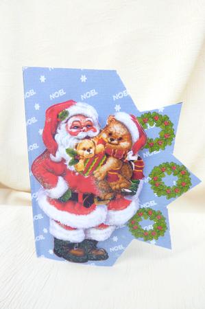 Mini Kit Star Card Santa by Rosina Walker