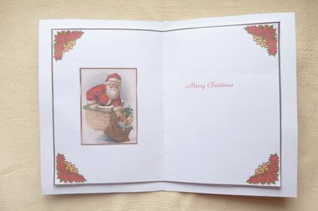 Vintage Santa Insert 1 by Rosina Walker