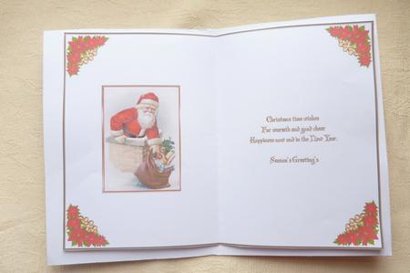 Vintage Santa Insert by Rosina Walker