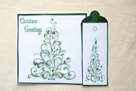Glitter Tree Green by Rosina Walker