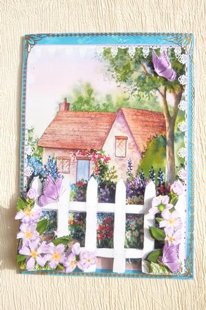 Picket Fence with Cottage Garden Mini Kit by Rosina Walker
