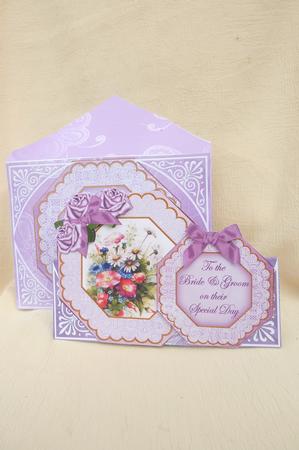 Wildflowers Bride & Groom Double Octagon C & E Kit by Rosina Walker