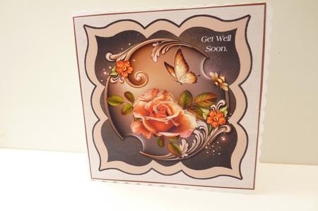 Shades of Autumn 8x8 Card Front by Rosina Walker