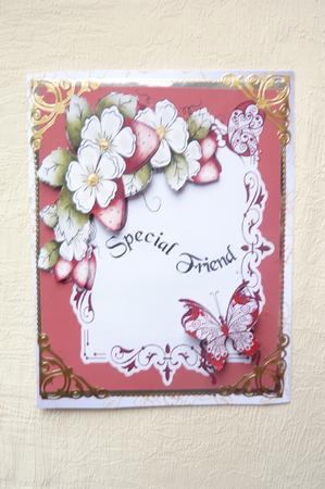 Special Friend Card Front by Rosina Walker