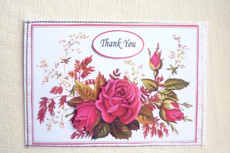 Vintage Rose Spray by Rosina Walker