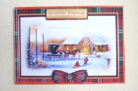 Beautiful Christmas Book in Red by Rosina Walker