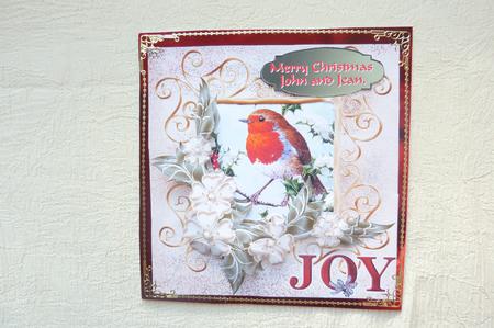 Robin at Christmas by Rosina Walker