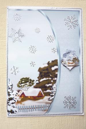 Christmas Envelope Card - Quick Card by Rosina Walker