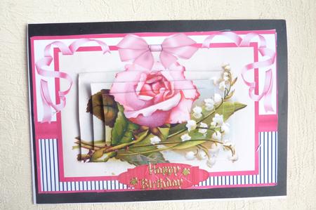 Beautiful Roses and Lily of the Valley ( Pyramarge ) by Rosina Walker
