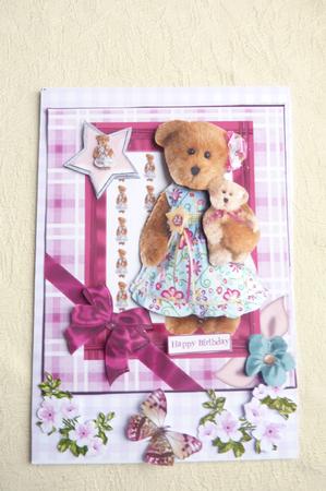Teddy Bear & Friend Topper & Decoupage by Rosina Walker