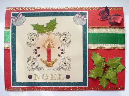 Noel Cut & Fold Card by Rosina Walker