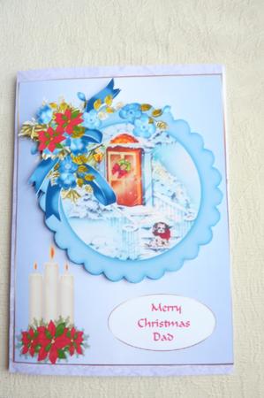 Framed Merry Christmas by Rosina Walker