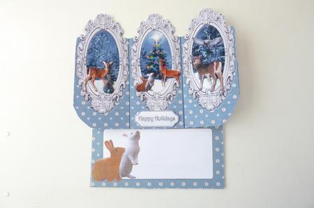 Night of Wonder 3D Tri-fold Card & Envelope by Rosina Walker