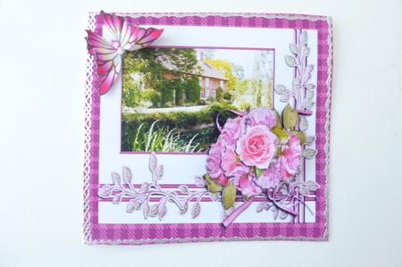 Rose Embellished Country Cottage by Rosina Walker