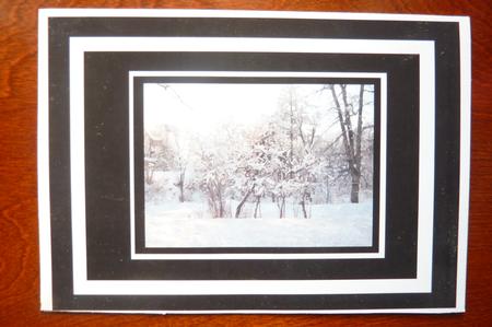 Christmas Scene Watercolour Background 14 by Rosina Walker