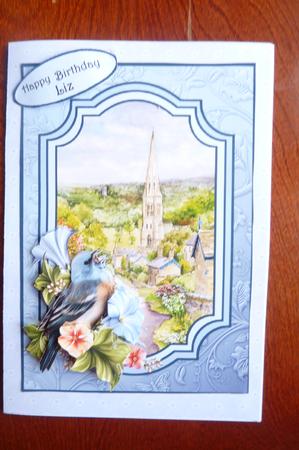 Wild Bird & Village Church by Rosina Walker